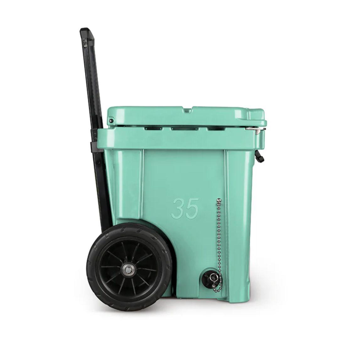Yukon Outfitters 35qt Party Wagon Wheeled Cooler - Seafoam